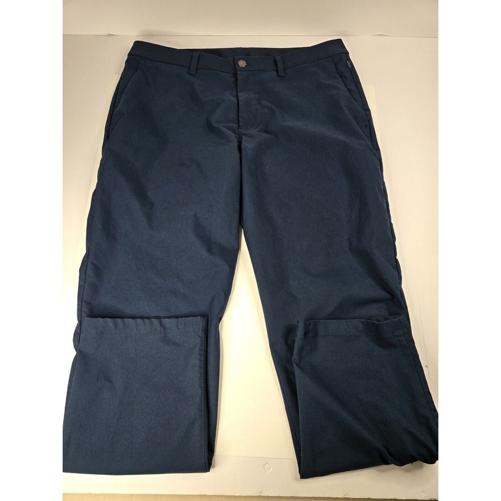 Lululemon Blue Polyester Pants‎ CA 35801 RN 106259 Men's Size 36x31 Golf Active